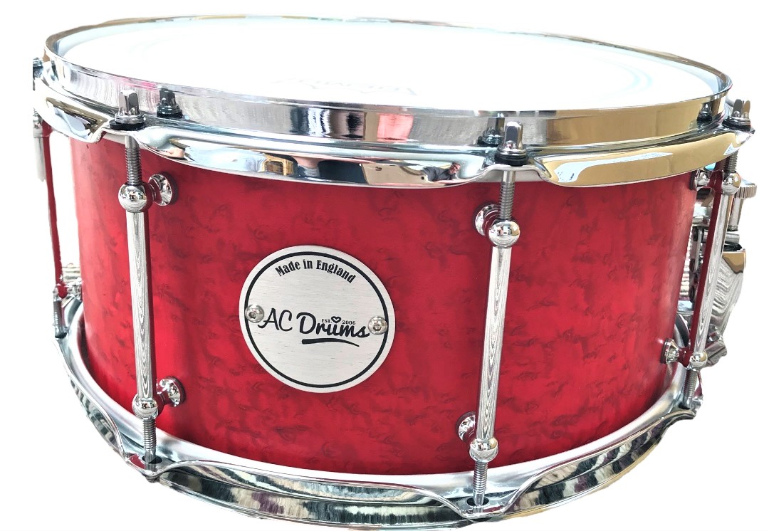 AC Drums Birdseye Maple Snare Drum